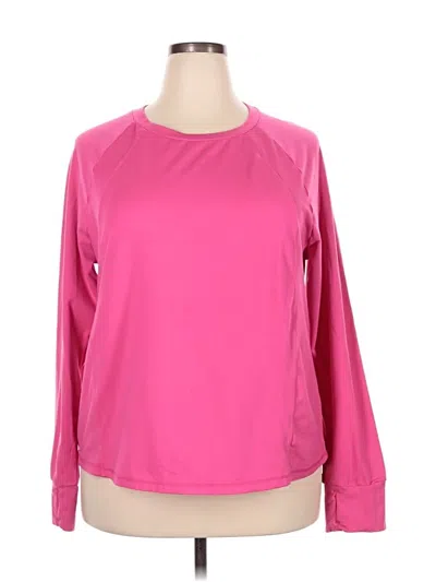 Pre-owned Member's Mark Long Sleeve T-shirt In Pink