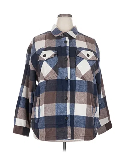 Pre-owned Member's Mark Poncho In Blue