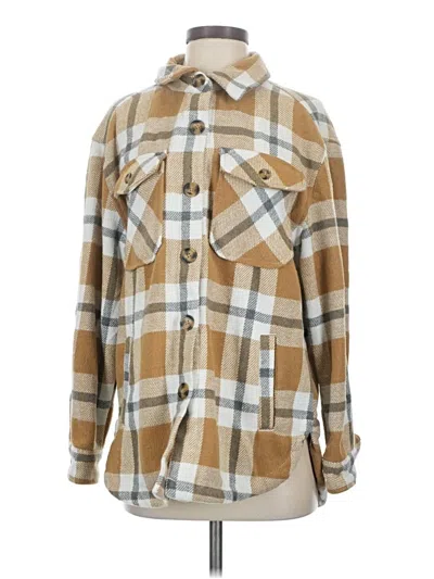 Pre-owned Member's Mark Poncho In Tan
