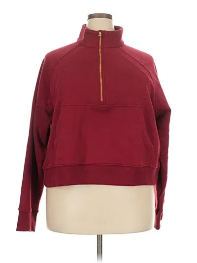 Pre-owned Member's Mark Pullover Sweater In Burgundy