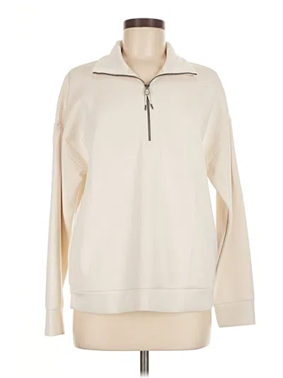 Pre-owned Member's Mark Pullover Sweater In White