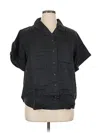 Member's Mark Short Sleeve Blouse In Black