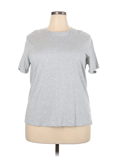 Pre-owned Member's Mark Short Sleeve T-shirt In Silver