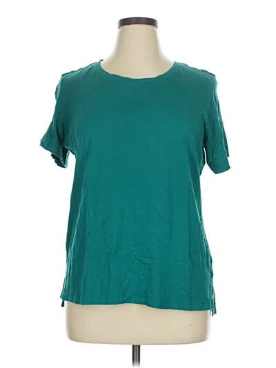 Pre-owned Member's Mark Short Sleeve T-shirt In Blue