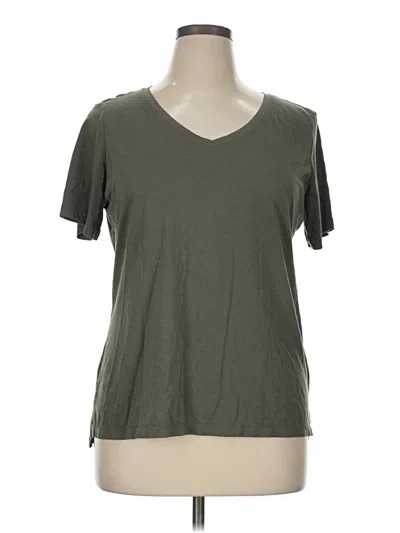 Pre-owned Member's Mark Short Sleeve T-shirt In Green