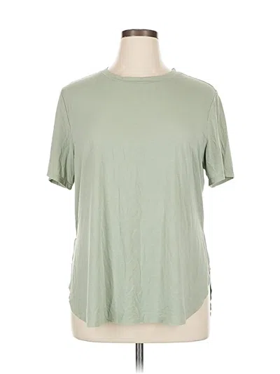 Pre-owned Member's Mark Short Sleeve T-shirt In Green