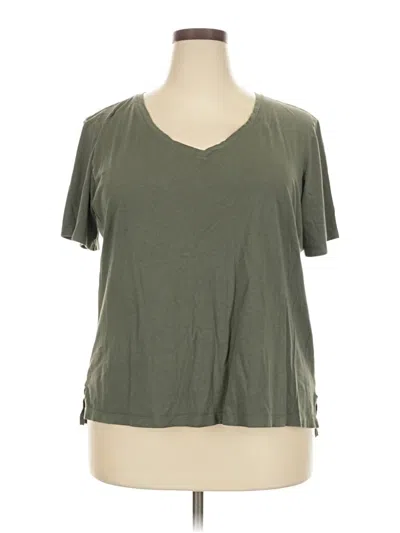 Pre-owned Member's Mark Short Sleeve T-shirt In Green