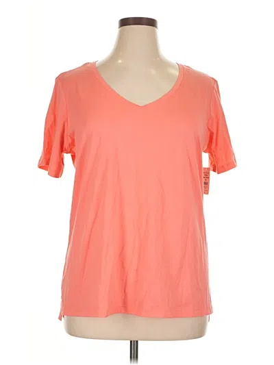 Pre-owned Member's Mark Short Sleeve T-shirt In Orange
