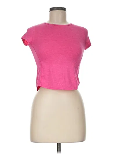Pre-owned Member's Mark Short Sleeve T-shirt In Pink
