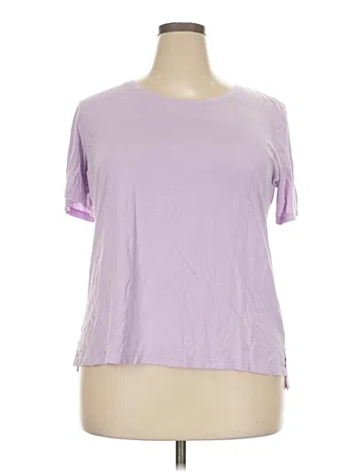 Pre-owned Member's Mark Short Sleeve T-shirt In Purple