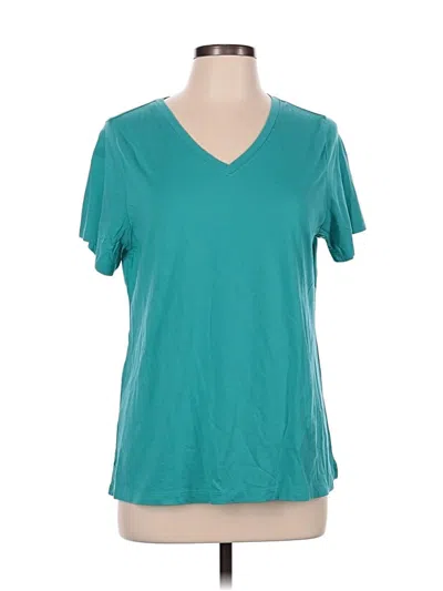 Pre-owned Member's Mark Short Sleeve T-shirt In Teal
