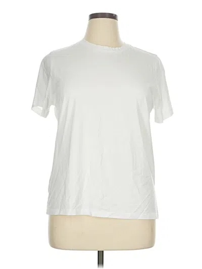 Pre-owned Member's Mark Short Sleeve T-shirt In White