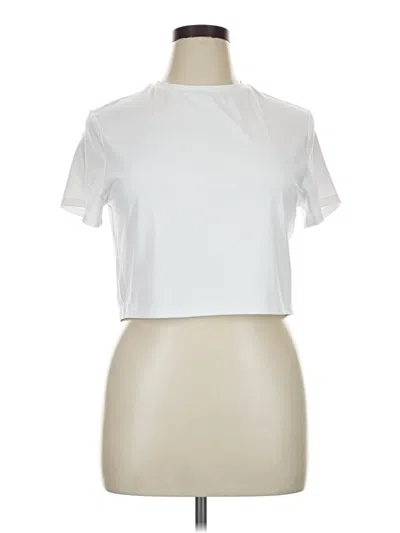 Pre-owned Member's Mark Short Sleeve T-shirt In White
