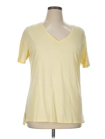 Pre-owned Member's Mark Short Sleeve T-shirt In Yellow