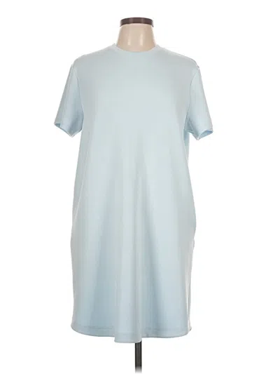 Pre-owned Member's Mark Short Sleeve Turtleneck In Blue