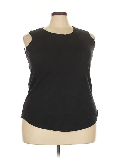 Pre-owned Member's Mark Sleeveless T-shirt In Black