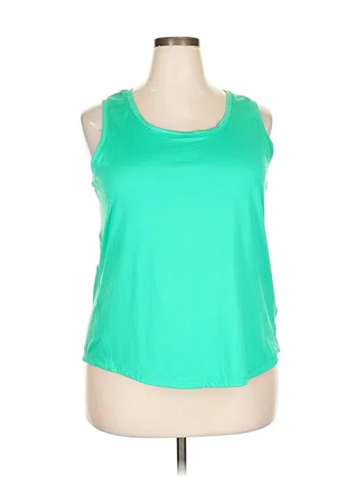 Pre-owned Member's Mark Sleeveless T-shirt In Green