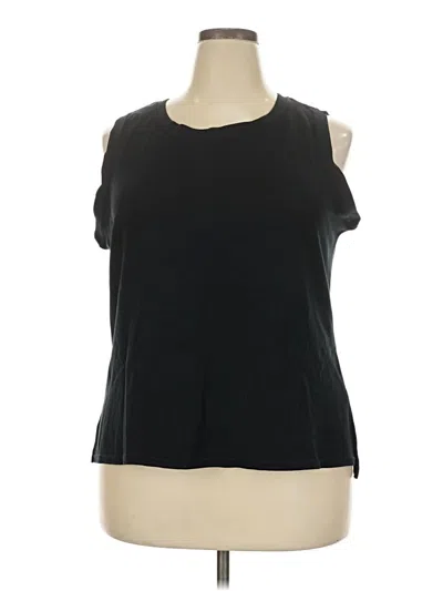 Pre-owned Member's Mark Sleeveless T-shirt In Black