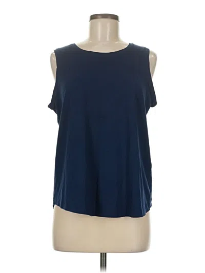 Pre-owned Member's Mark Sleeveless T-shirt In Blue