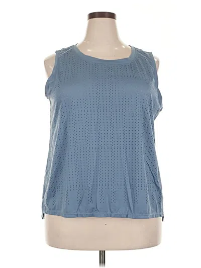 Pre-owned Member's Mark Sleeveless T-shirt In Blue