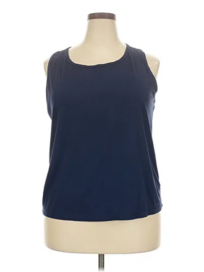 Pre-owned Member's Mark Sleeveless T-shirt In Blue