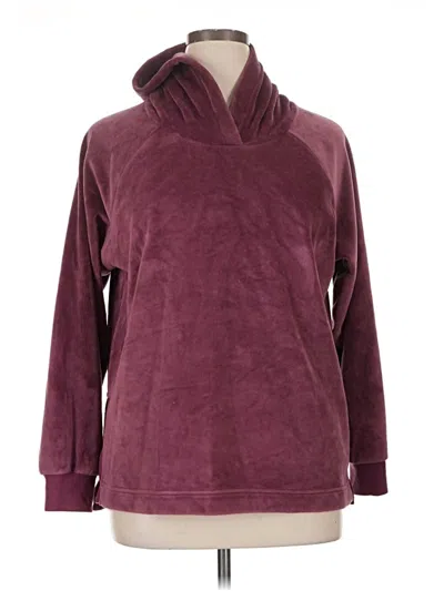Pre-owned Member's Mark Sweatshirt In Burgundy
