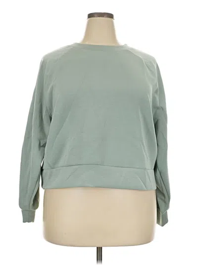 Pre-owned Member's Mark Sweatshirt In Green