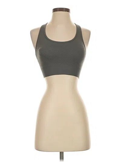 Pre-owned Member's Mark Tank Top Gray Halter Neckline Tops