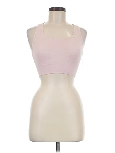 Pre-owned Member's Mark Tank Top Pink Halter Neckline Tops