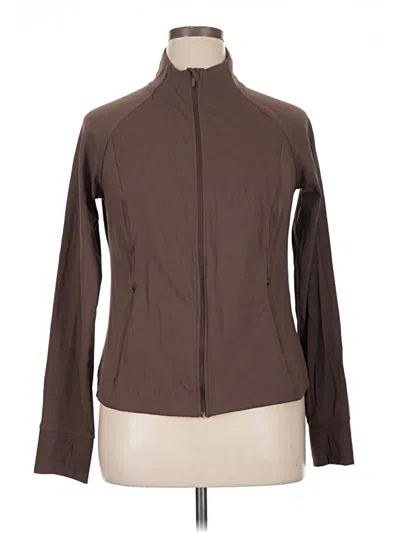 Pre-owned Member's Mark Track Jacket In Brown