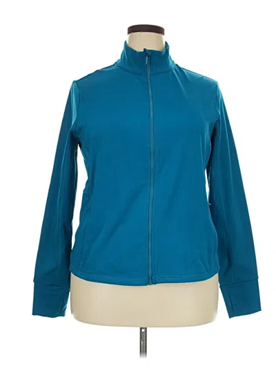 Pre-owned Member's Mark Track Jacket In Teal