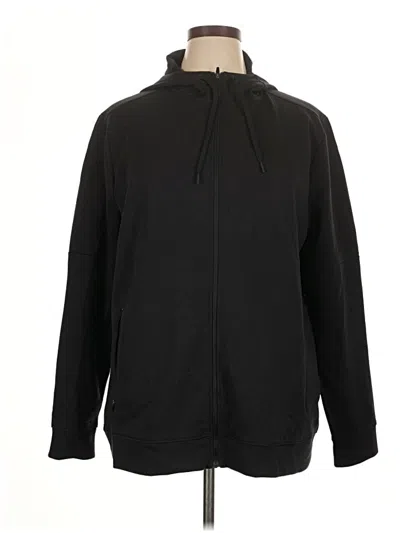 Pre-owned Member's Mark Zip Up Hoodie In Black