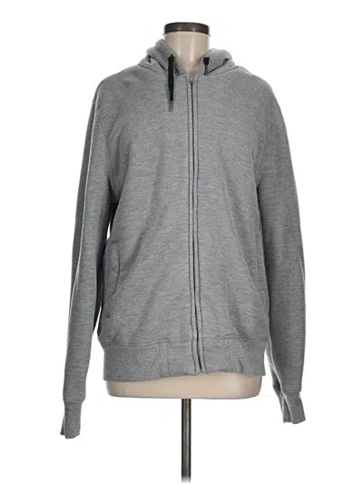Pre-owned Member's Mark Zip Up Hoodie In Gray