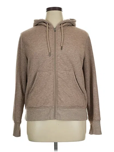 Pre-owned Member's Mark Zip Up Hoodie In Tan