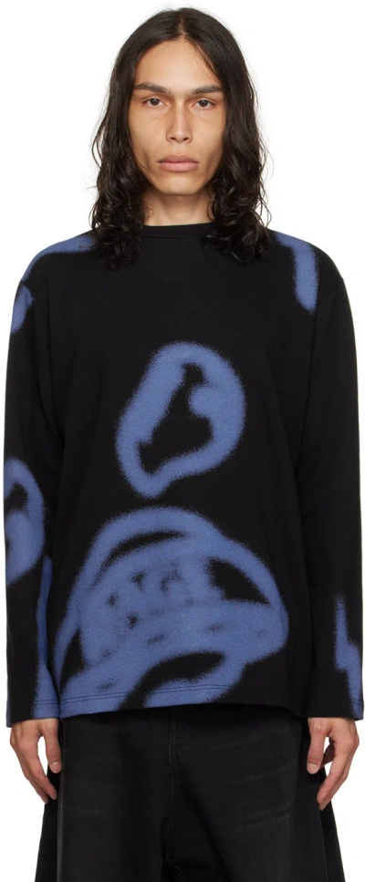 Members Of The Rage Black Crewneck Long Sleeve T-shirt