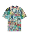 Members Of The Rage Multicolor Graphic Shirt In Party Print