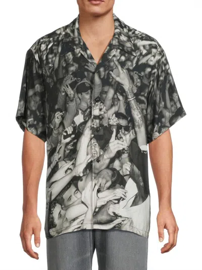 Members Of The Rage Men's Ragetastic Hawaiian Shirt In Concert Print