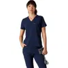Members Only Bari 1-pocket V-neck Scrub Top For Women In Blue