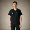 Members Only Brighton 3-pocket Scrub Top In Black