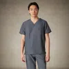 Members Only Manchester 3-pocket Scrub Top In Pink