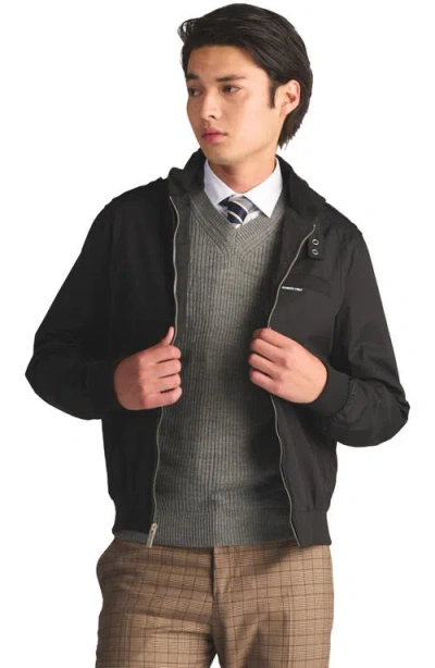 Members Only Classic Iconic Racer Jacket In Black