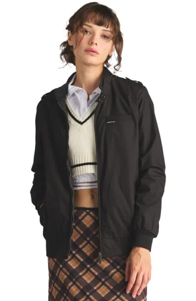Members Only Classic Iconic Racer Jacket In Black