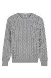 Members Only Crew Neck Cable Sweater