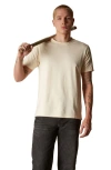 Members Only Crew Neck T-shirt In Off-white