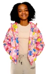 Members Only Girl's Heavy Quilted Puffer In Pink