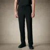 Members Only Hampton Open Bottom Scrub Pants In Black