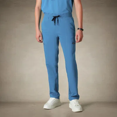 Members Only Hampton Open Bottom Scrub Pants In Multi