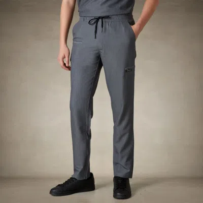 Members Only Hampton Open Bottom Scrub Pants In Pink