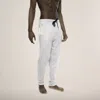 Members Only Heather Contrast Elastic Sleep Pants In Black