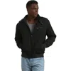Members Only Heavy Iconic Racer Quilted Lining Jacket In Black